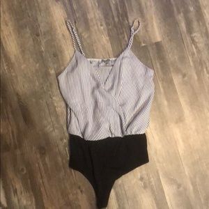 Striped Charlotte Russe Bodysuit